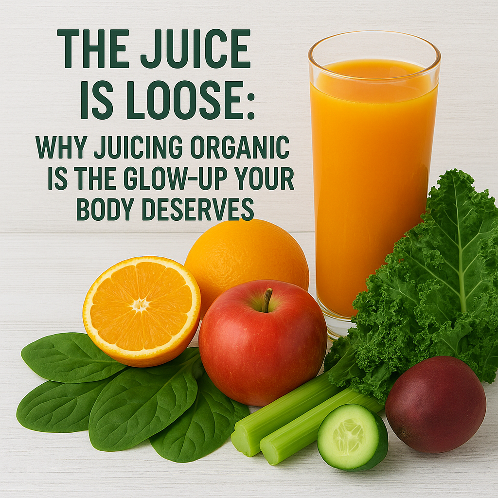 The Juice is Loose: Why Juicing Organic is the Glow-Up Your Body Deserves
